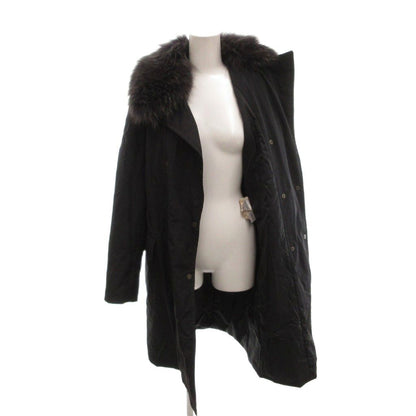 Max Mara Weekend Line Putty Coat Insert Double Breasted Mode Fur Collar Middle — view 4