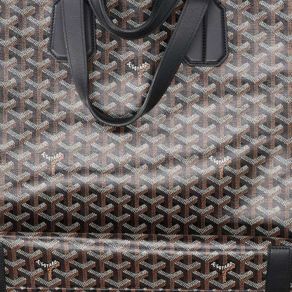 Goyard Sac Voltaire Herringbone Tote Bag — view 5