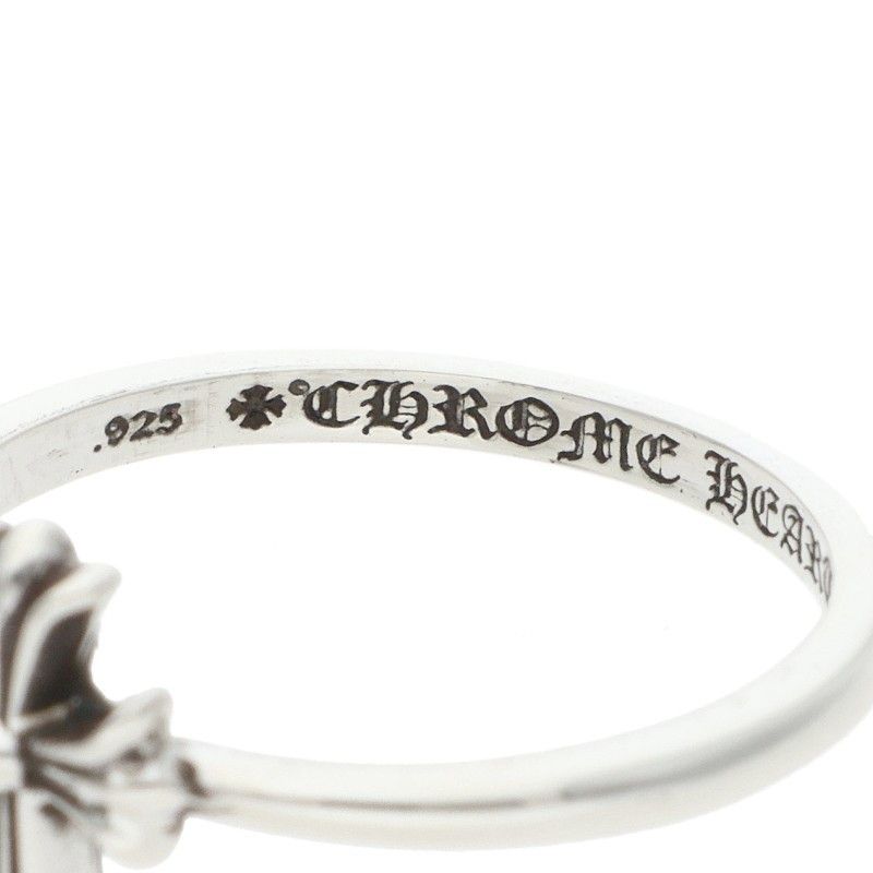 Chrome Hearts Bubblgm CH Cross Bubblegum Silver Ring — view 3