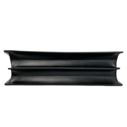 Celine Phoebe Philo Era Clasp Medium Leather Handbag Black — view 6