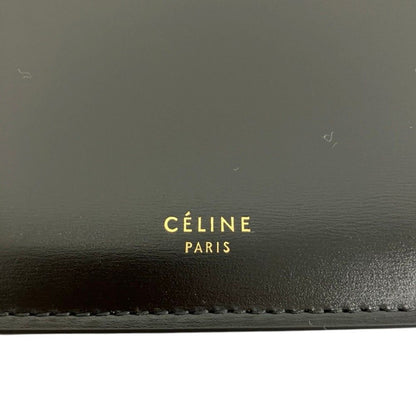 Celine Phoebe Philo Era Clasp Medium Leather Handbag Black — view 4