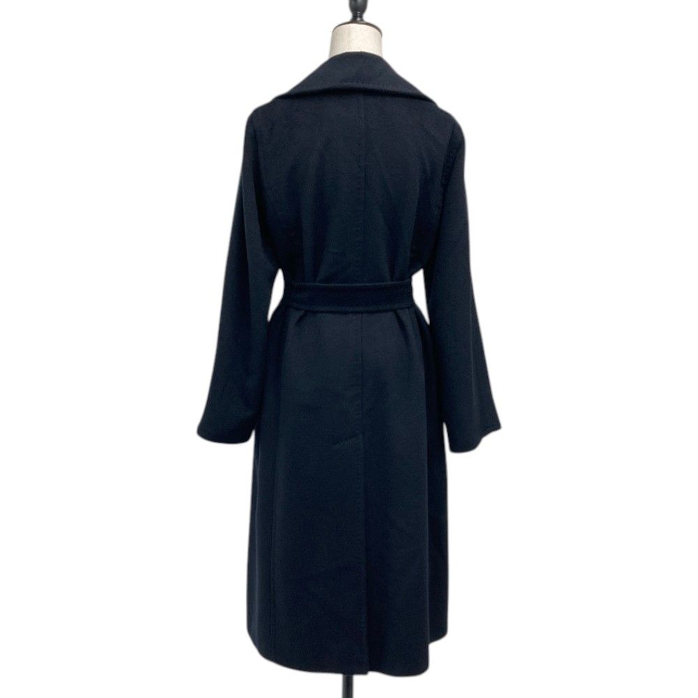 Max Mara Camel Manuela Icon Coat Navy Autumn Winter 38 — view 3
