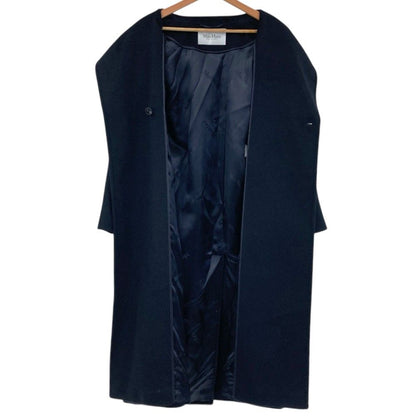 Max Mara Camel Manuela Icon Coat Navy Autumn Winter 38 — view 4
