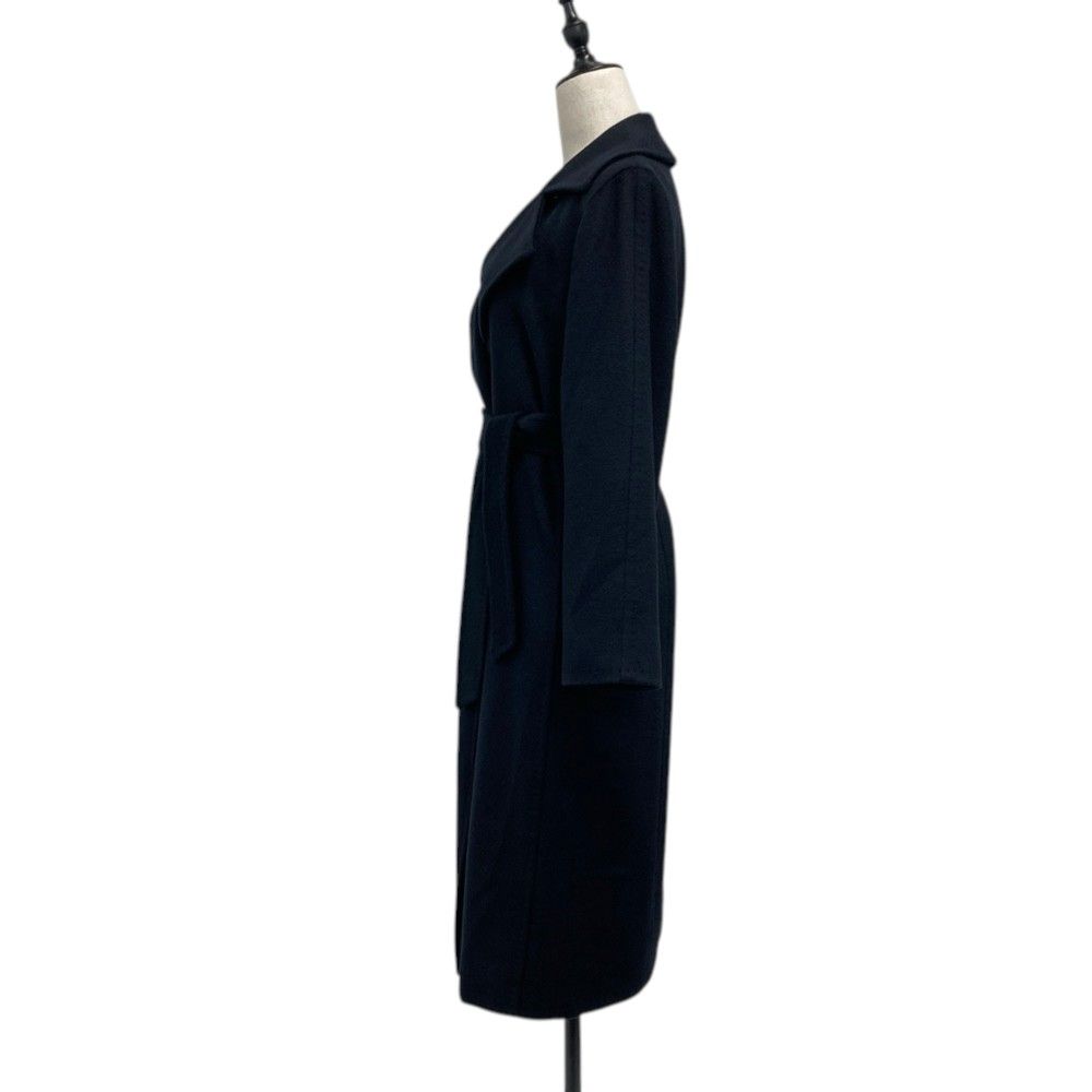 Max Mara Camel Manuela Icon Coat Navy Autumn Winter 38 — view 2