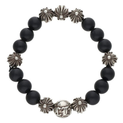 Chrome Hearts 10 Bead Bracelet Silver