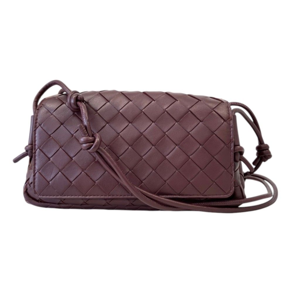 Bottega Veneta Notturno Mini Shoulder Bag Bordeaux — view 6