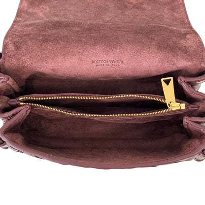 Bottega Veneta Notturno Mini Shoulder Bag Bordeaux — view 8
