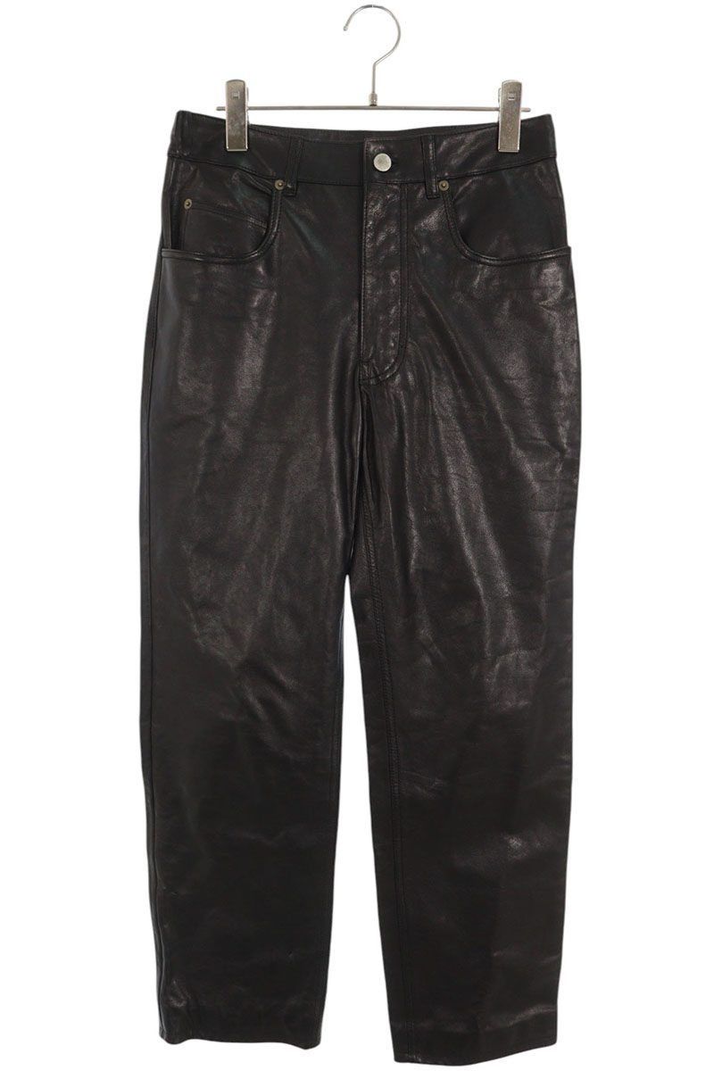 Gucci Leather Long Pants 38