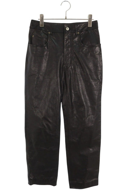 Gucci Leather Long Pants 38