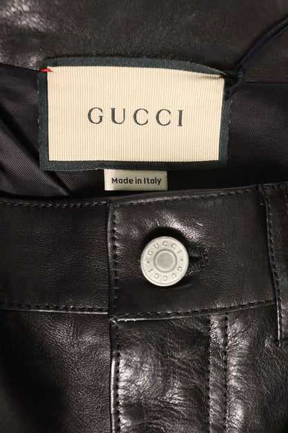 Gucci Leather Long Pants 38 — view 3