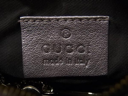 Gucci Coin Purse Guccissima Light Metallic Purple Leather Gold — view 4