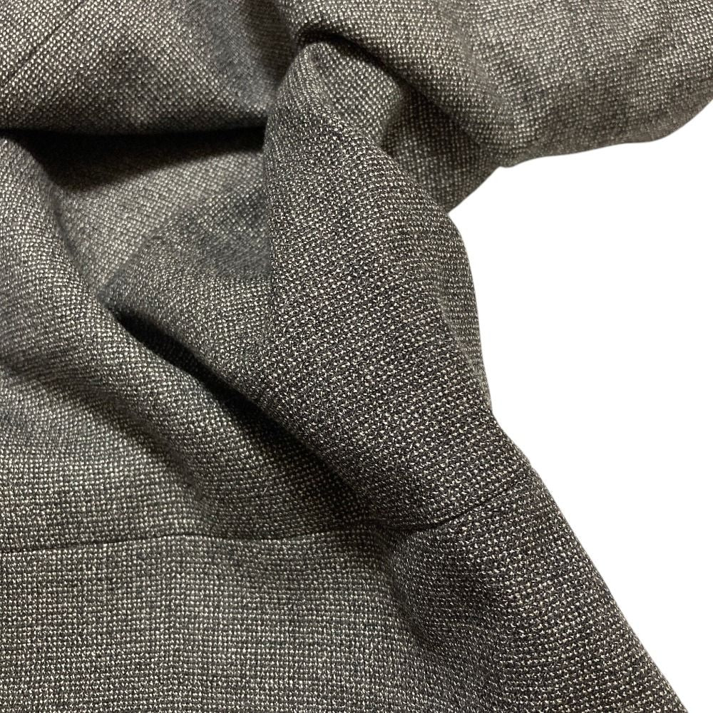 Max Mara Silk Blend Stand Collar Jacket Sleeveless Dress Ensemble 42 Gray 40 — view 5