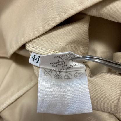 Loro Piana Cotton Stretch Tailored Jacket Blazer Light Beige Spring Summer 44 — view 7