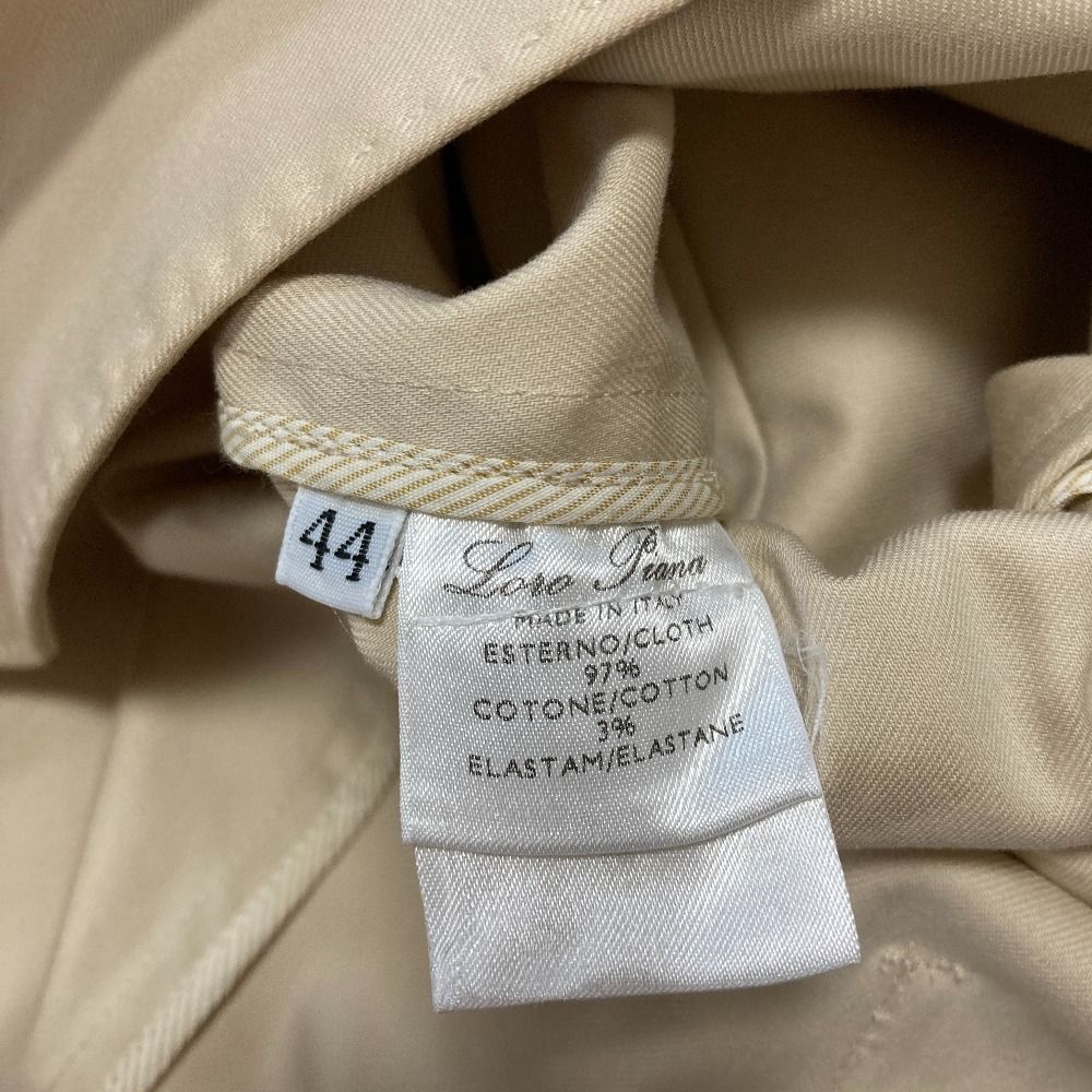 Loro Piana Cotton Stretch Tailored Jacket Blazer Light Beige Spring Summer 44 — view 6