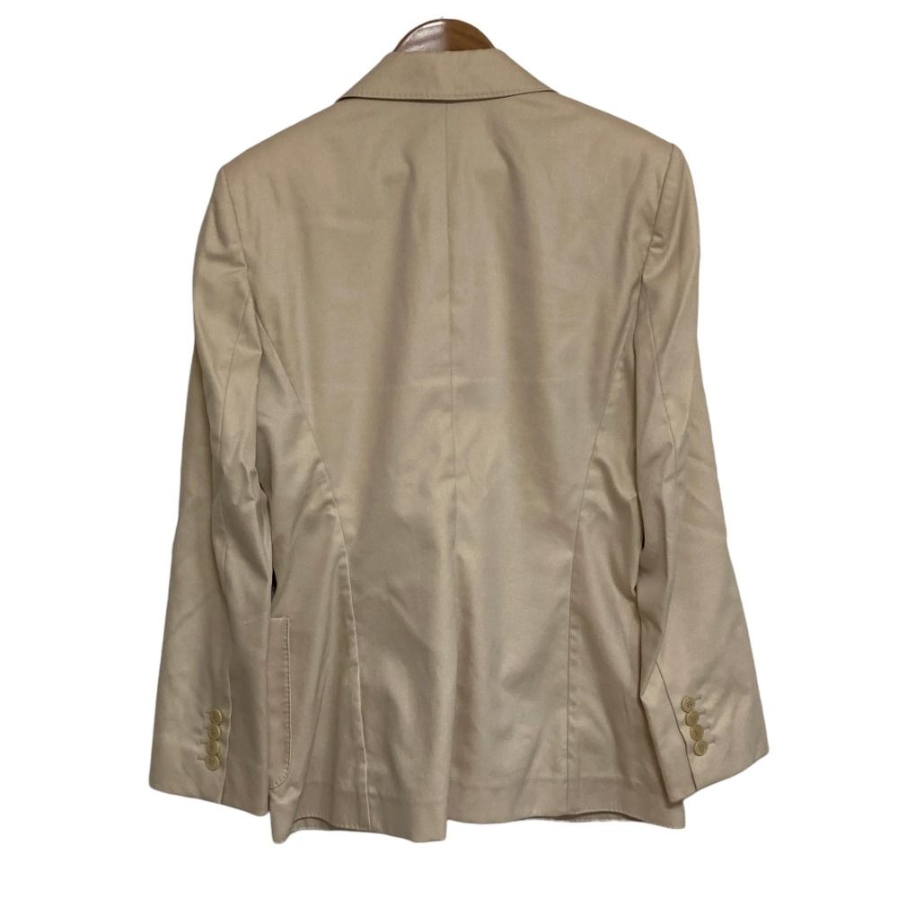 Loro Piana Cotton Stretch Tailored Jacket Blazer Light Beige Spring Summer 44 — view 2