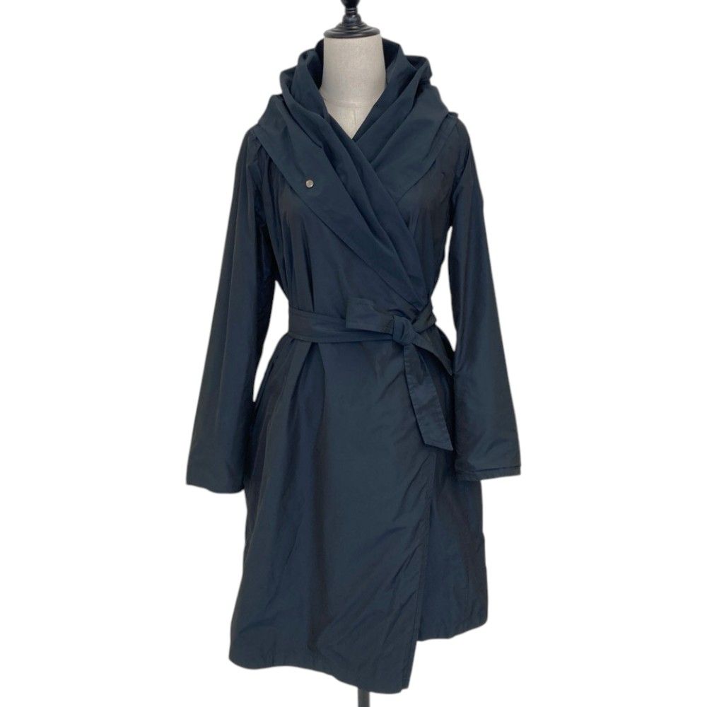 Max Mara City Reversible Food Dead Coat Navy Fall Winter 38 — view 5