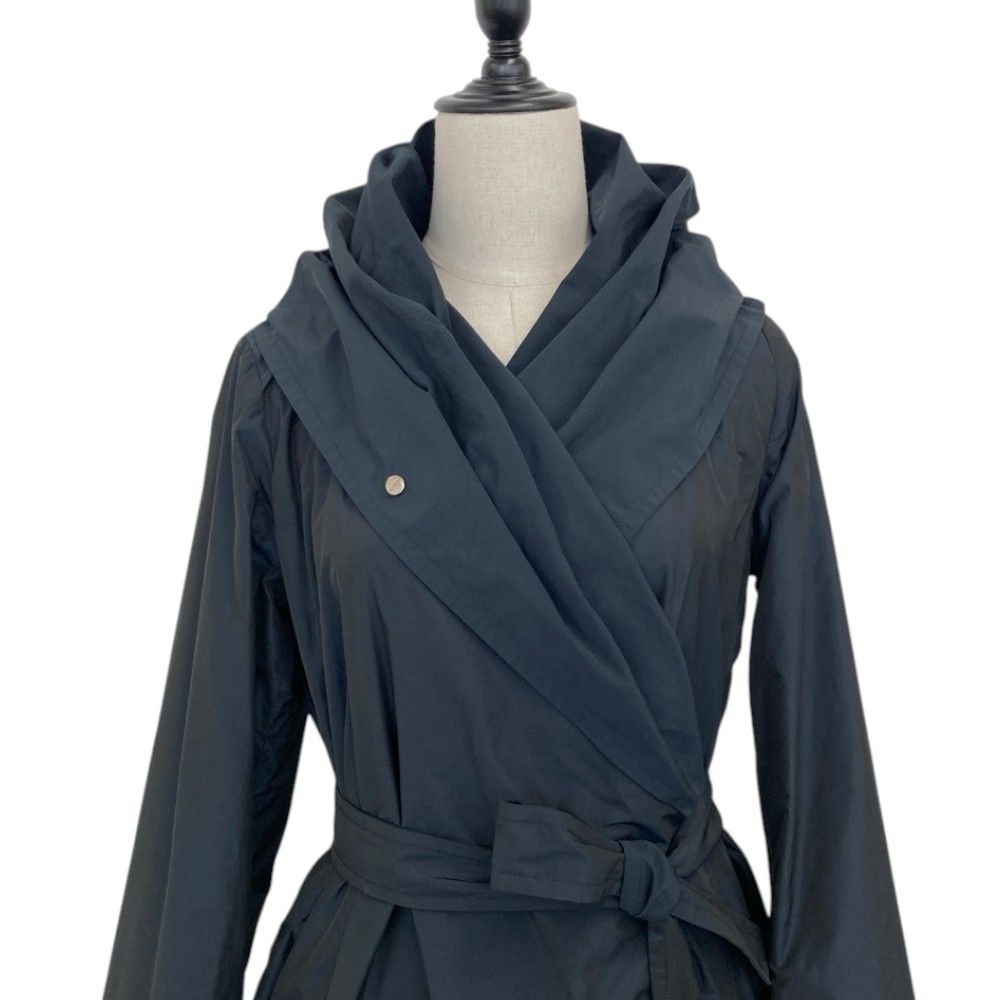 Max Mara City Reversible Food Dead Coat Navy Fall Winter 38 — view 8