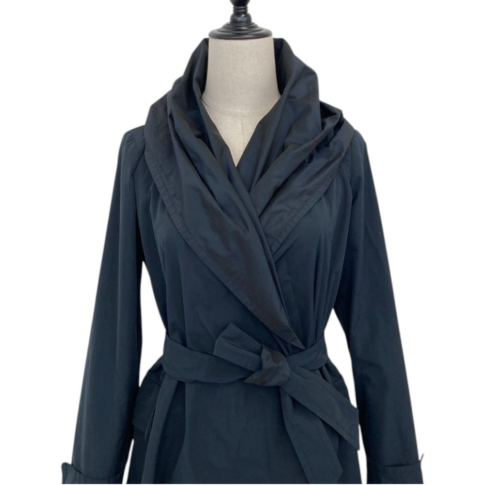 Max Mara City Reversible Food Dead Coat Navy Fall Winter 38 — view 4