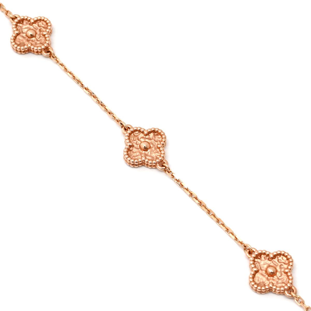 Van Cleef & Arpels Bracelet Sweet Alhambra Rose Gold Pink — view 4