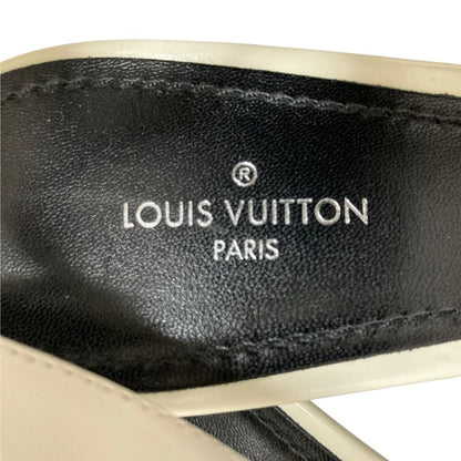 Louis Vuitton Leather Ankle Strap Pointed Toe Pumps White Spring Summer Fall — view 8
