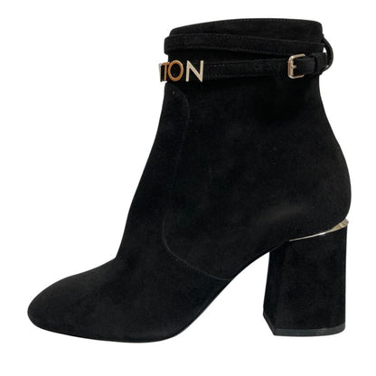 Louis Vuitton Callback Line Suede Short Boots Black Autumn Winter — view 3