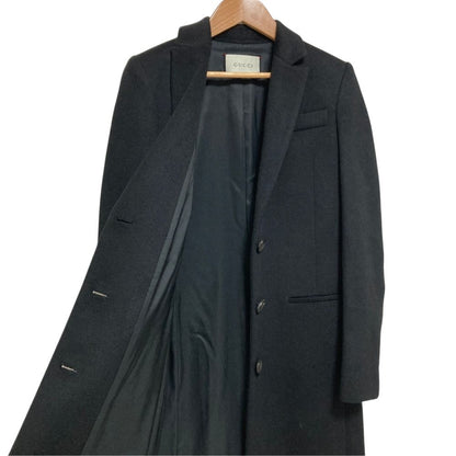 Gucci Wool Chesterfield Black Fall Winter 36 — view 5