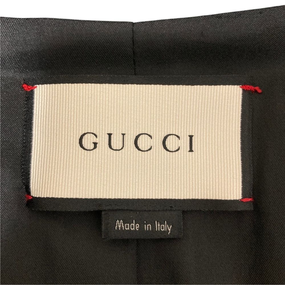 Gucci Wool Chesterfield Black Fall Winter 36 — view 6