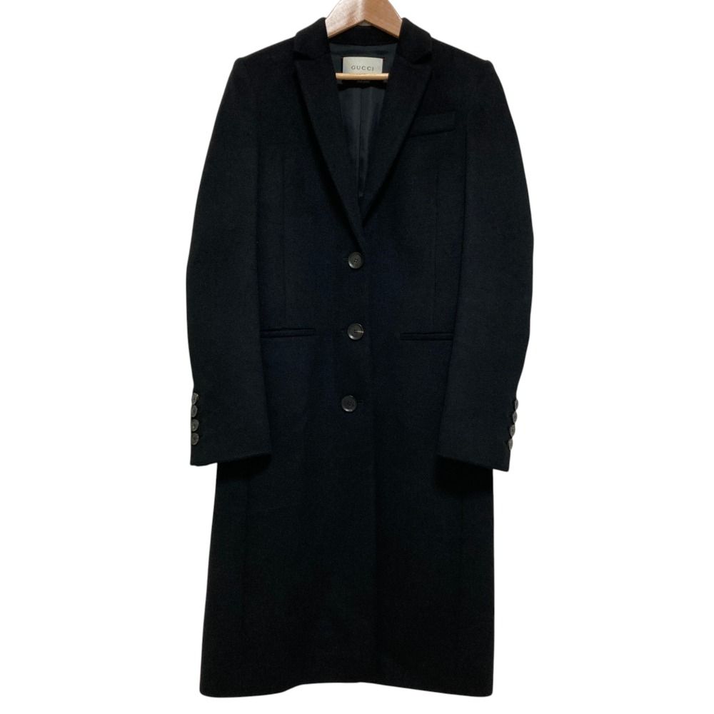 Gucci Wool Chesterfield Black Fall Winter 36