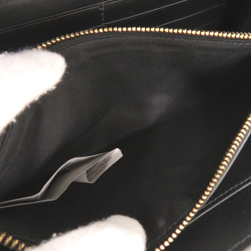 Versace Medusa Heart Leather Black Multicolor Chain Wallet Shoulder Bag — view 6