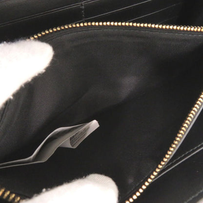 Versace Medusa Heart Leather Black Multicolor Chain Wallet Shoulder Bag — view 6