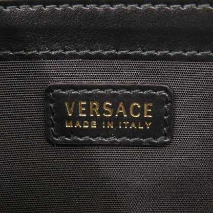 Versace Medusa Heart Leather Black Multicolor Chain Wallet Shoulder Bag — view 8