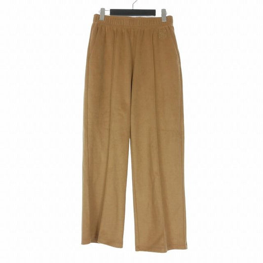 Max Mara Weekend Line Sponda Logo Embroidery Wool Blend Easy Pants Straight M