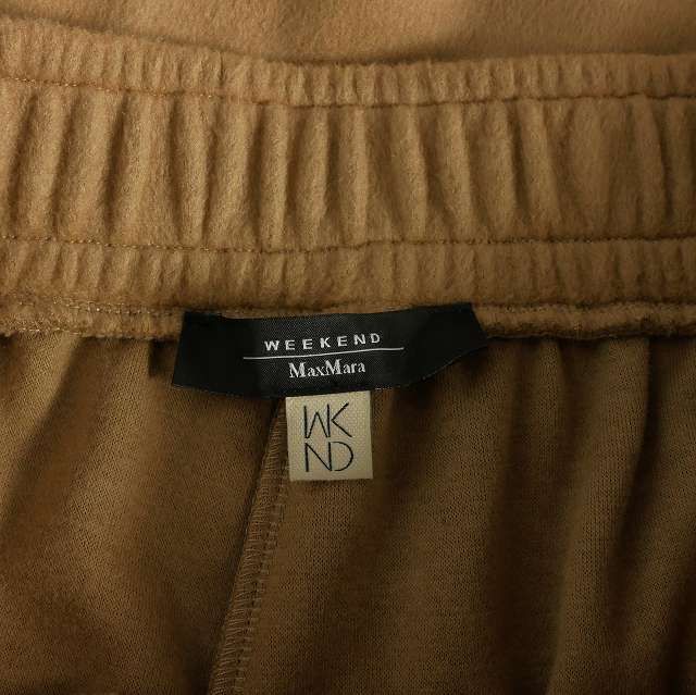 Max Mara Weekend Line Sponda Logo Embroidery Wool Blend Easy Pants Straight M — view 5