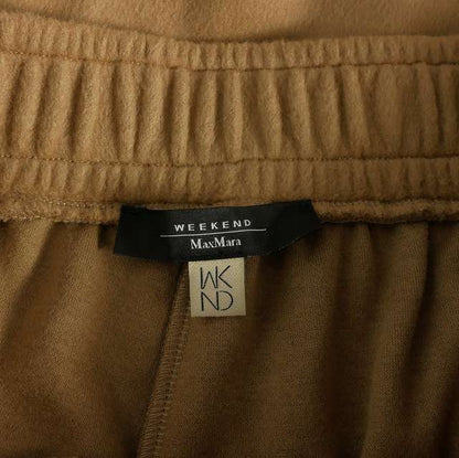 Max Mara Weekend Line Sponda Logo Embroidery Wool Blend Easy Pants Straight M — view 5