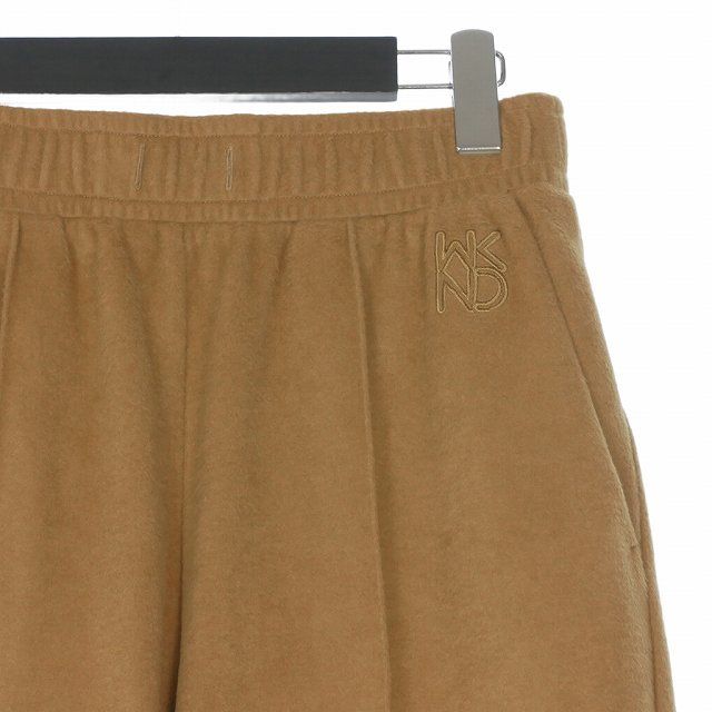 Max Mara Weekend Line Sponda Logo Embroidery Wool Blend Easy Pants Straight M — view 3
