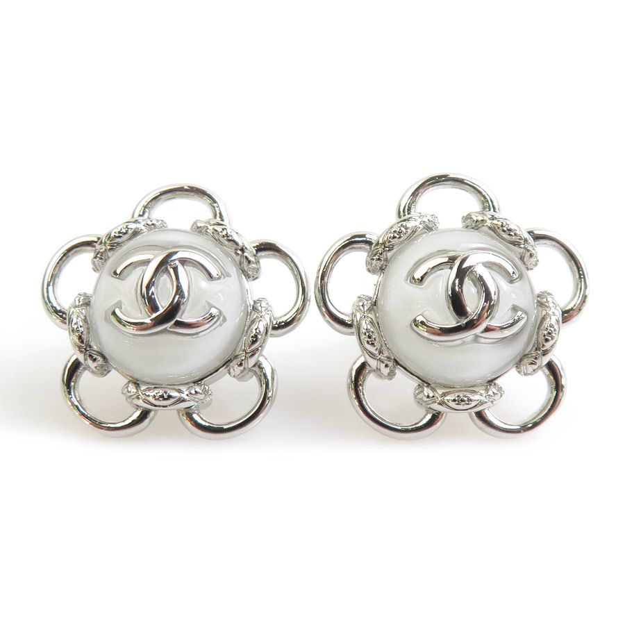 Chanel Earrings Silver