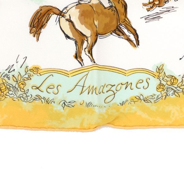 Hermes Carre 90 les Amazones Scarf — view 2