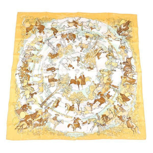 Hermes Carre 90 les Amazones Scarf