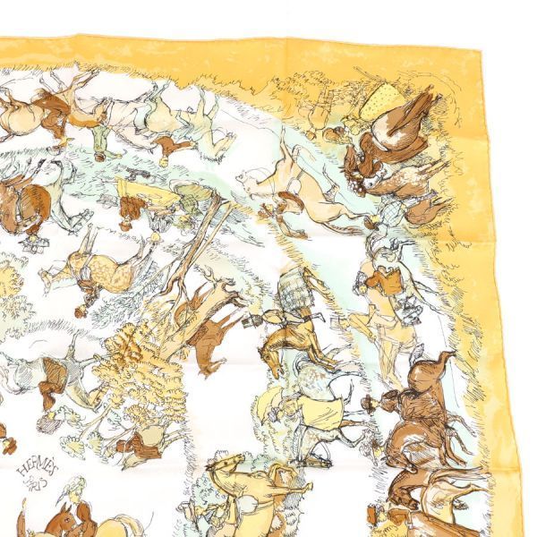Hermes Carre 90 les Amazones Scarf — view 5
