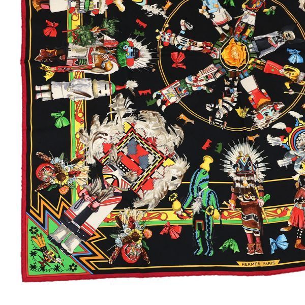 Hermes Carre 90 Kachinas Scarf — view 5
