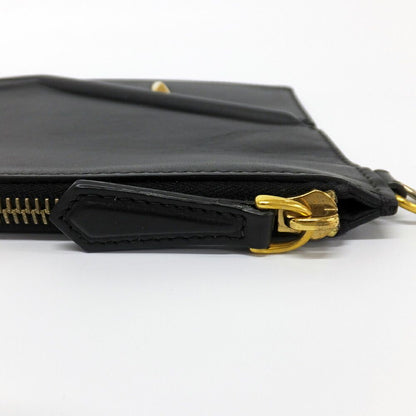 Fendi Clutch Bugs Eye Monster Leather Black Second — view 7