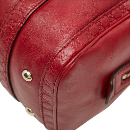 Gucci Micro Guccissima Mini Boston Bag Red Leather — view 4