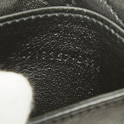 Saint Laurent Cassandra Gaby Card Case Black Lambskin — view 8