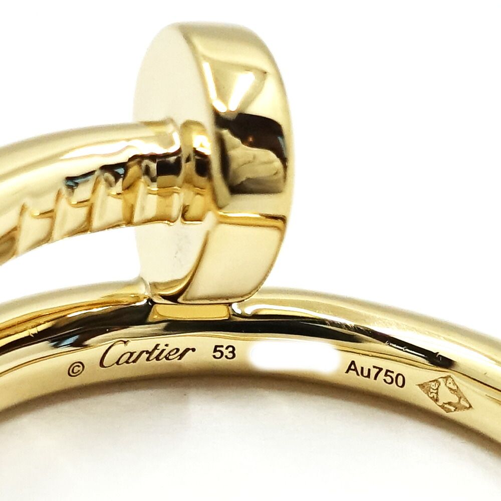 Cartier 18k Yellow Gold Juste un Clou Classic Ring — view 8