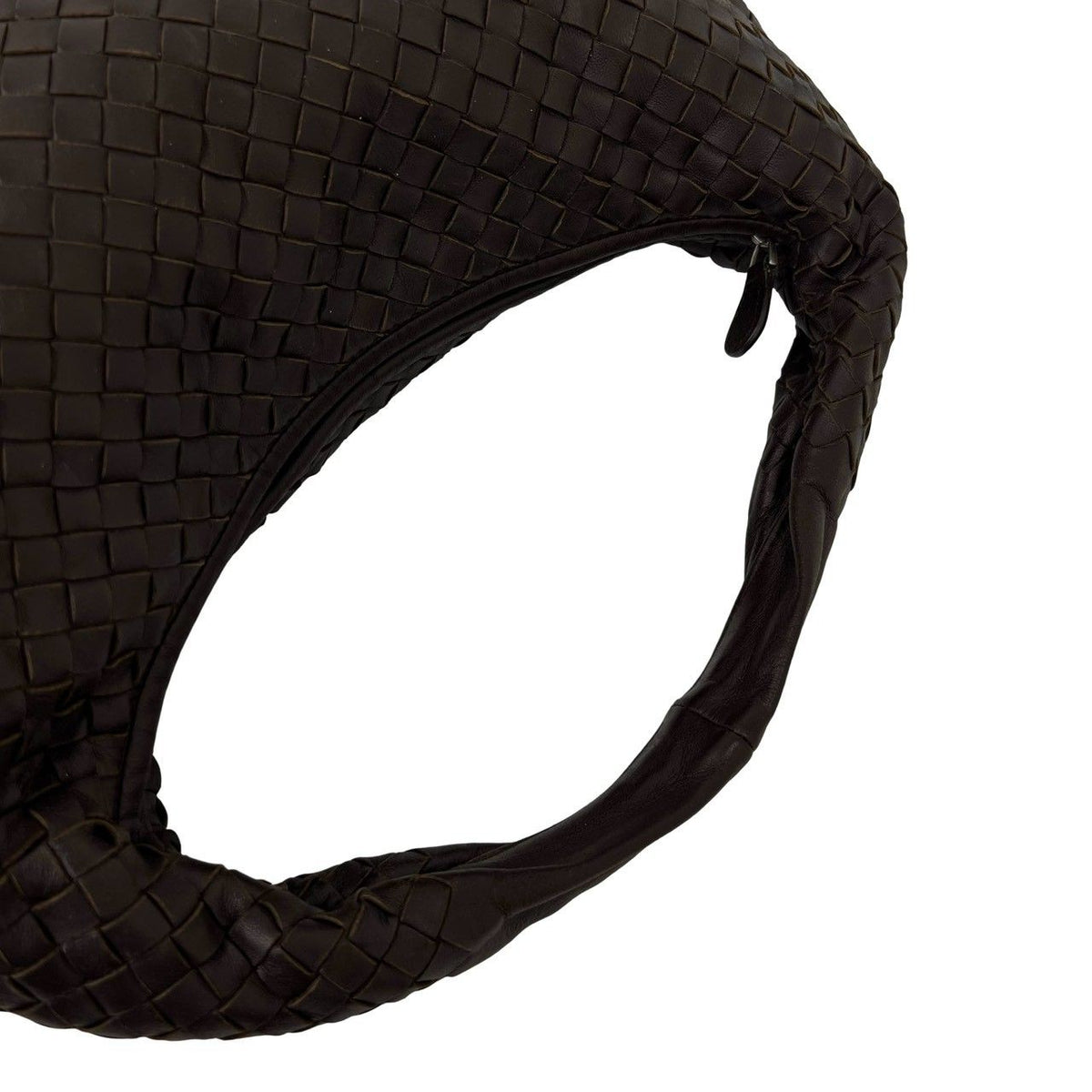 Bottega Veneta Intrecciato Leather Shoulder Bag Brown — view 4