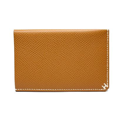 Hermes H Sellier Card Case Epsom Gold — view 2