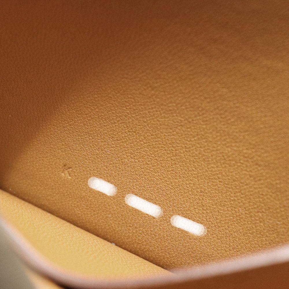 Hermes H Sellier Card Case Epsom Gold — view 7