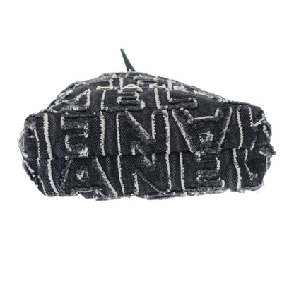 Chanel 22 Mini Denim Hand Bag Shoulder Handbag Black — view 4