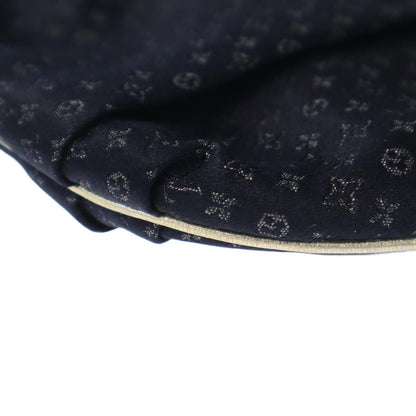 Louis Vuitton Monogram Satin Kiss Lock Chain Bag Black — view 8