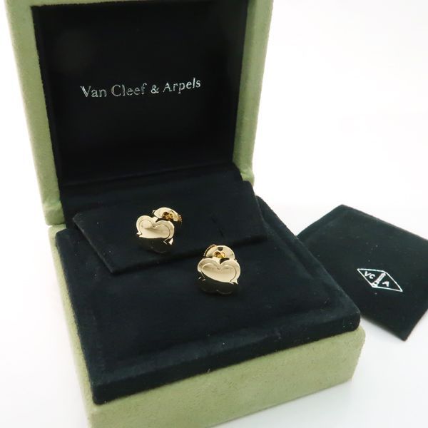 Van Cleef & Arpels Pure Alhambra Earrings 18K Yellow Gold Stud — view 2